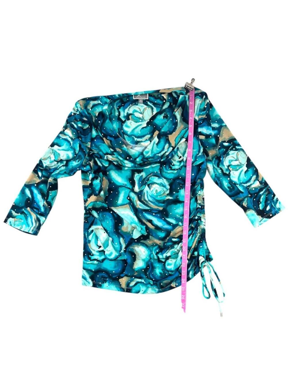 JM Collection Rose Top - Picture 8 of 8